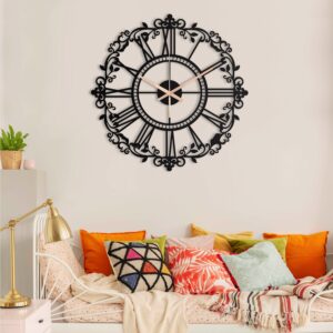 Modern Gold Roman Number Wall Clock