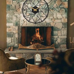 Boho Metal Wall Clock