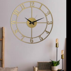 Modern Gold Wall Clock