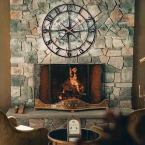 Compass Large Wall Clock