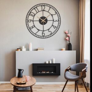 Modern Oversize Wall Clock With Numbers