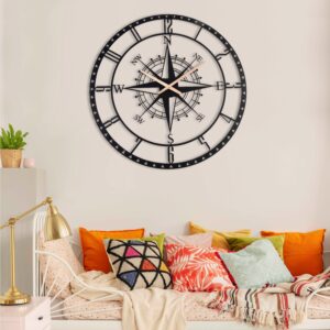Navigation Wall Clock With Numbers