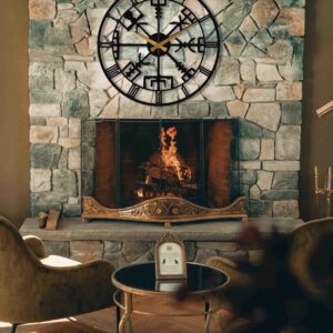 Black Modern Oversize Wall Clock Y