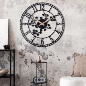 Flowers Wall Clock