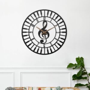 Music Wall Clock with Numbers
