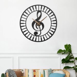 Piano Wall Clock