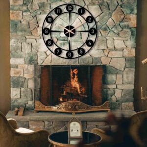 Decorative Clock, Oversized Wall Clock, Metal Wall Clock, Large Farmhouse Clock, Small Wall Clock, Home Decor And Gifts, Clocks For Wall