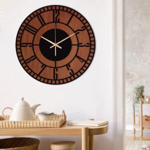 Large Metal Wall Clock, Wooden Wall Clock, Unique Wall Clock, Black Wall Clock, Small Wall Clock, Oversized Wall Clock, Clocks For Wall
