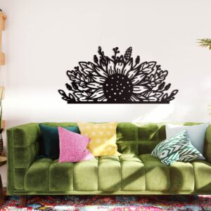 Sunflower Oversize Wall Decor/Living Room Wall Decor Anniversary Gift New Home Gift Wedding Gift