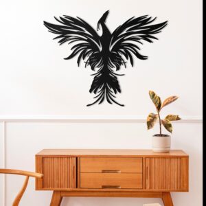 Phoenix Oversize Wall Decor/Living Room Wall Decor Anniversary Gift New Home Gift Wedding Gift