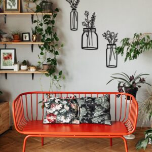 Flowers Decor, Wall Art Set Of 3, Unique Wall Decor, Over The Bed Wall Decor, Modern Wall Decor, Housewarming Gift, Living Room Wall Decor