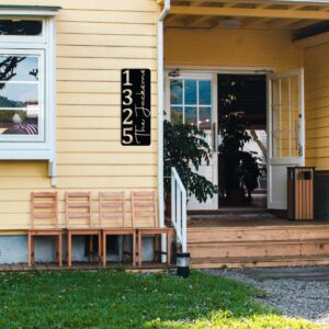 House Name Numbers Signs, Door Numbers Plaques, Custom Wall Decor, Metal Aesthetic Outdoor Home Decor, Metal Wall Decor