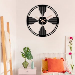 Minimalist Clock, Decorative Clock, Oversized Wall Clock, Metal Wall Clock, Unique Wall Clock, Large Minimal Wall Clock, Clocks For Wall