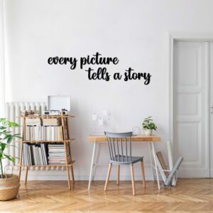 Large Living Room Decor, Interior Metal Wall Sign, Small Quote Wall Art, Oversized Indoor Outdoor Decor, Metal Wall Decor