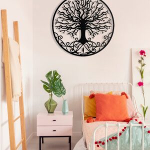 Tree Of Life Decor, Viking Room Decor, Housewarming Gift, Living Room Decor, Home Decore, Metal Tree Decor, Mantel Decor