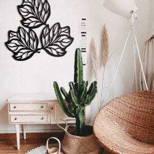 Leaves Metal Wall Decor, Autumn Wall Decor, Oversized Room Wall Decor, Farmhouse Wall Hangings Decor, Mother Gift