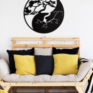 Bonsai Tree Decor, Living Room Wall Decor, Aesthetic Bedroom Decor, Metal Farmhouse Wall Decor, Tree Metal Wall Art, Modern Wall Decor