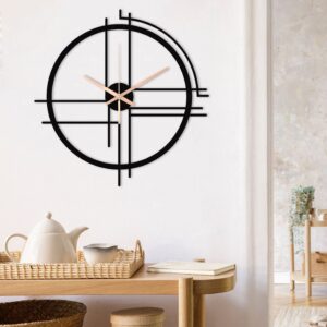 Minimalist Clock, Small Wall Clock, Large Wall Clock, Unique Wall Clock, Metal Wall Clock, Modern Wall Clock, Retro Wall Clock
