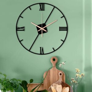 Minimalist Clock, Decorative Clock, Oversized Wall Clock, Silent Metal Wall Clock, Small Wall Clock, Unique Wall Clock, Clocks For Wall