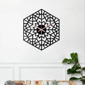 Mandala Wall Clock, Oversized Wall Clock, Metal Wall Clock, Large Farmhouse Clock, Unique Wall Clock, Wall Hanging Clock, Clocks For Wall