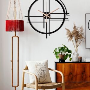 Minimalist Clock, Modern Wall Clock, Large Wall Clock, Metal Wall Clock, Small Wall Clock, Laser Cut Clock, Decorative Clocks For Wall
