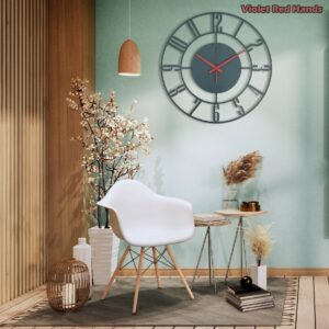 Blue Wall Clock, Midnight Blue Extra Large Clock, Unique Wall Clock, Oversized Wall Clock, Small Wall Clock, Clocks For Wall