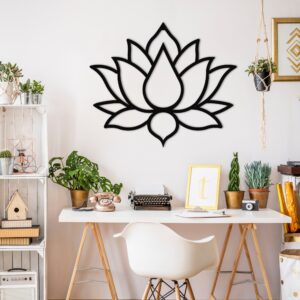 Flower Metal Modern Oversize Wall Decor/Living Room Wall Decor Anniversary Gift New Home Gift Wedding Gift