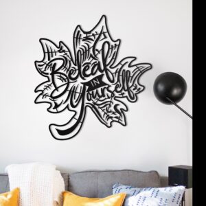 Leaf Oversize Metal Modern Wall Decor/Living Room Wall Decor Anniversary Gift New Home Gift Wedding Gift